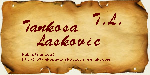 Tankosa Lasković vizit kartica